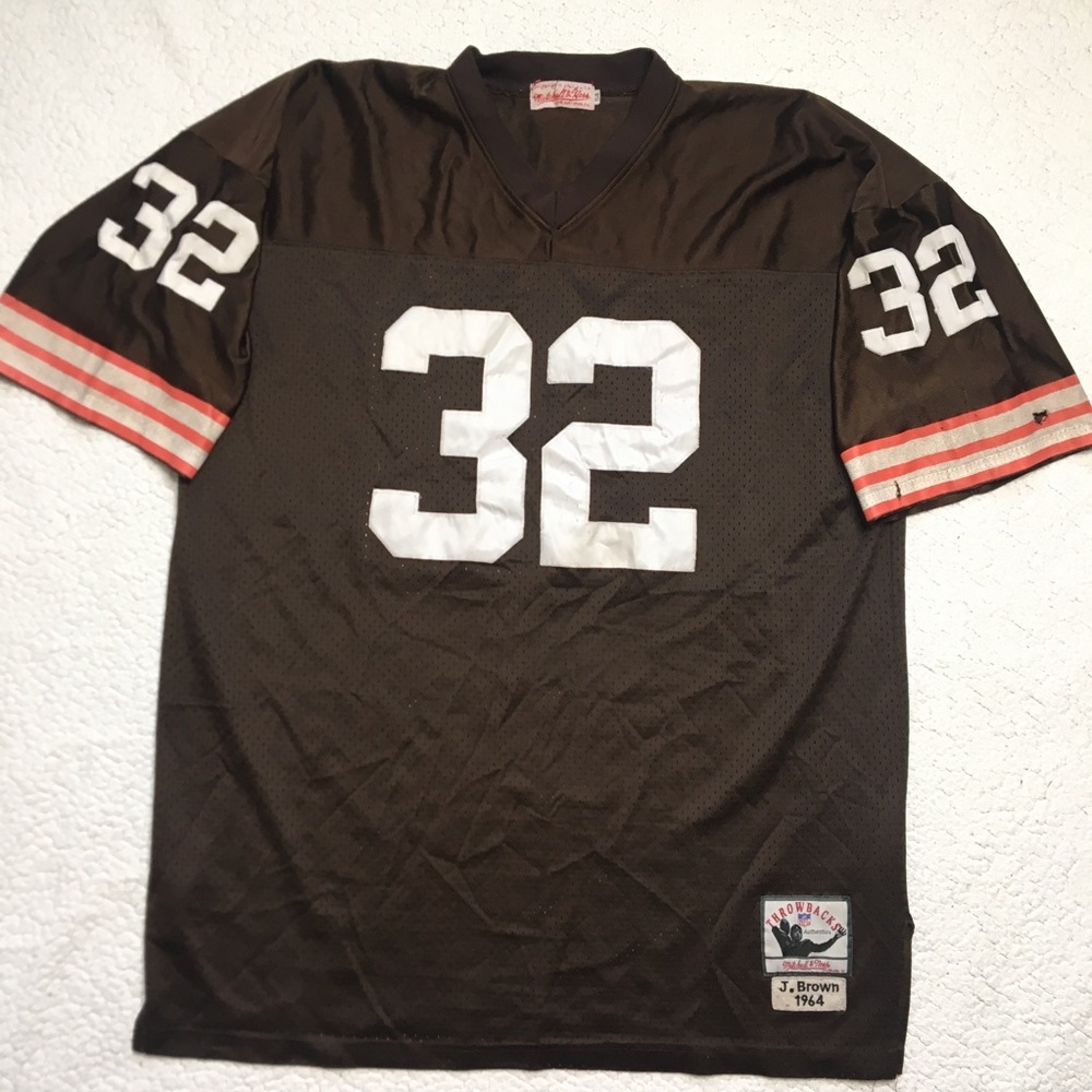 J. Brown Throwback Mitchell & Ness Jersey